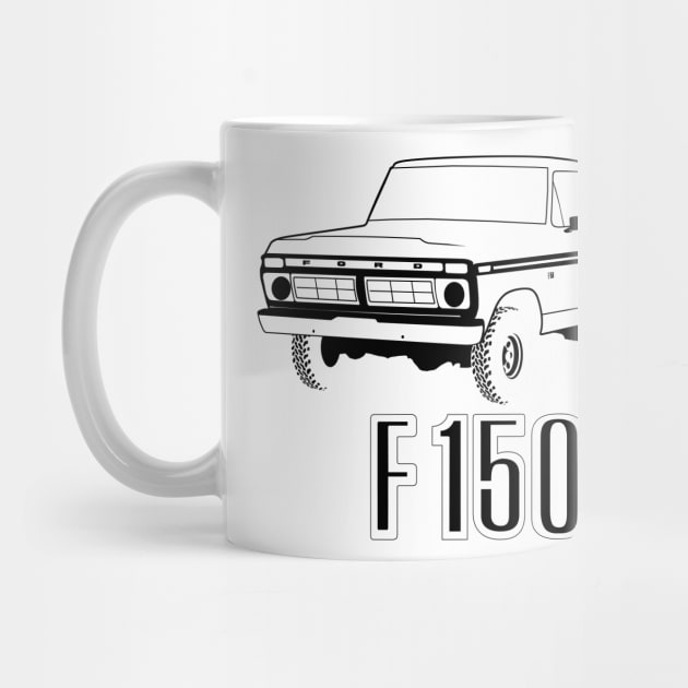 1976 F150 Black Print by The OBS Apparel